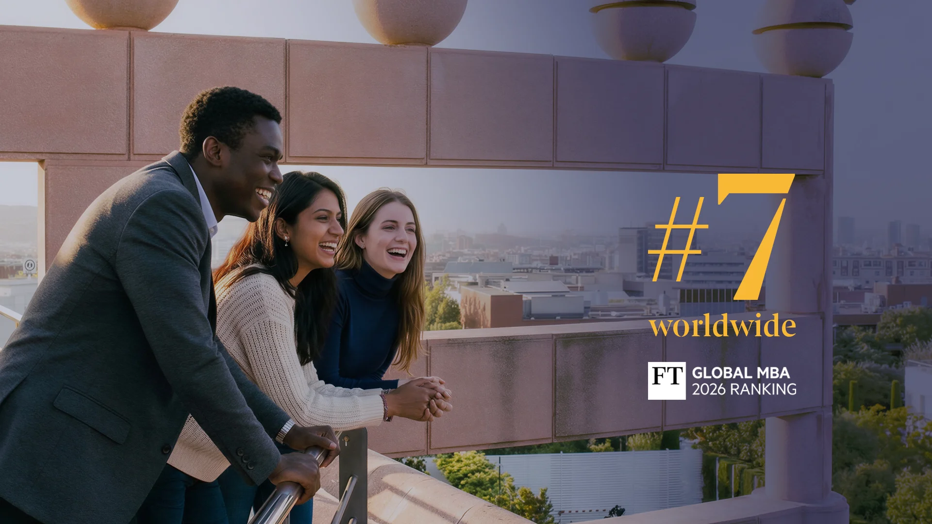 The Esade Full Time MBA ranked #7 in the world